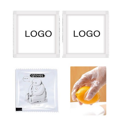 Disposable Pe Gloves Individual Pack