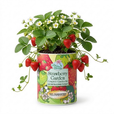 Strawberry Garden in Eco-Friendly Grocan