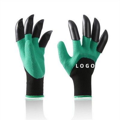 Claw-Style Latex Gardening Gloves