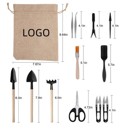 13 Piece Micro Landscape Plant Gardening Tool Set