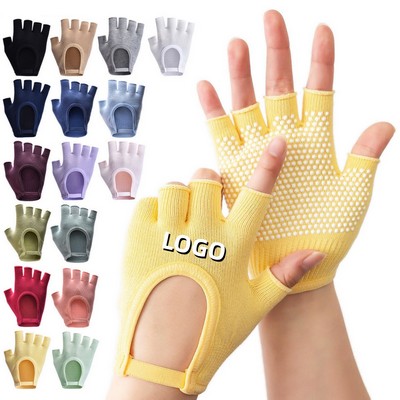 Fingerless Backless Warm Anti-Slip Yoga Gloves