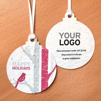 Birch Trees Seed Paper Ball Ornaments