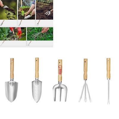 Stainless Steel Garden Shovel Five-Piece Set