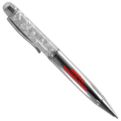 Floating Silver Flake Pen