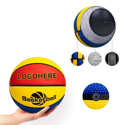7-Inch Regulation Rubber Basketball