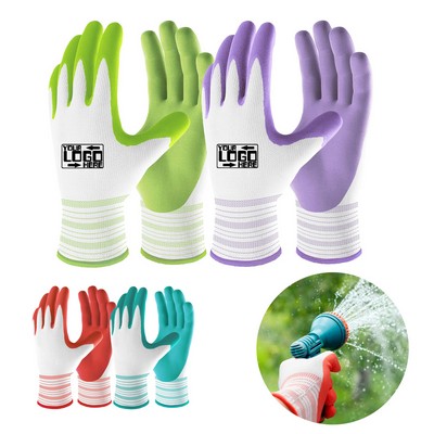 Gardening Gloves with Breathable Rubber Coated