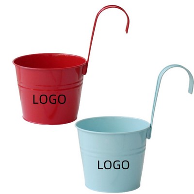 Colorful Iron Flower Pots