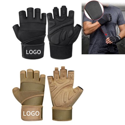 Sports Wristband Anti-Slip Half-Finger Gloves