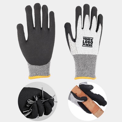 Level 5 Cut Resistant Work Gloves