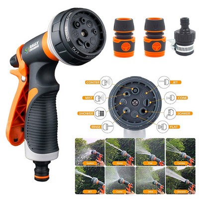 High Pressure Adjustable Garden Hose Nozzle With Joints