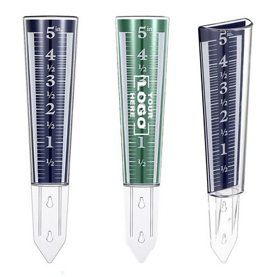 5" Capacity Plastic Rain Gauge