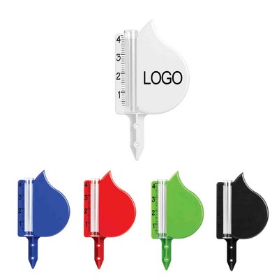 4" Rain Drop Shaped Rain Gauge
