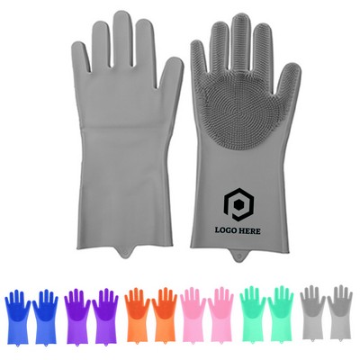 Multi-function Silicone Cleaning Gloves
